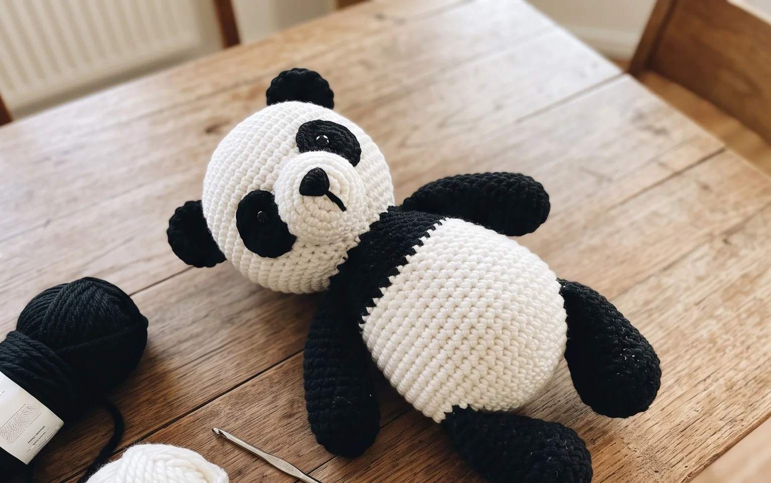 Panda häkeln: Kostenlose Amigurumi Anleitung für Anfänger